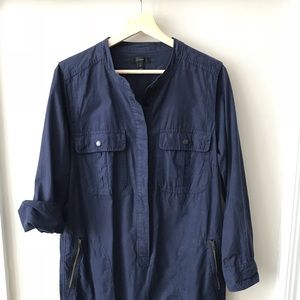 J crew utility dress navy